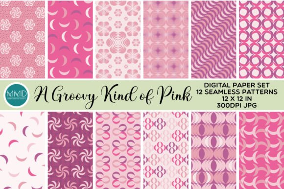 A Groovy Kind of Pink Seamless Patterns: Strategic Use for Creative and Professional Projects