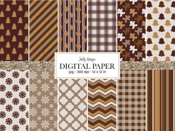 Brown Christmas Patterns: A Timeless Design Element for Creative Projects
