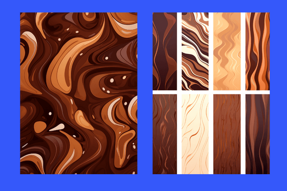 Chocolate Brown Patterns: A Versatile Design Asset for Modern Creators
