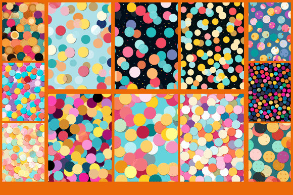 Coin Dot Patterns for Creative Projects