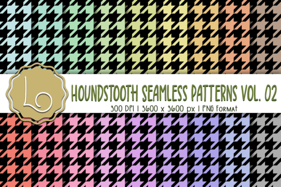 Houndstooth Seamless Patterns Vol. 02 – A Versatile Design Asset for Creative Projects