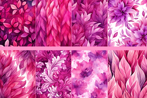 Magenta Patterns: A Versatile Digital Resource for Creative and Professional Workflows