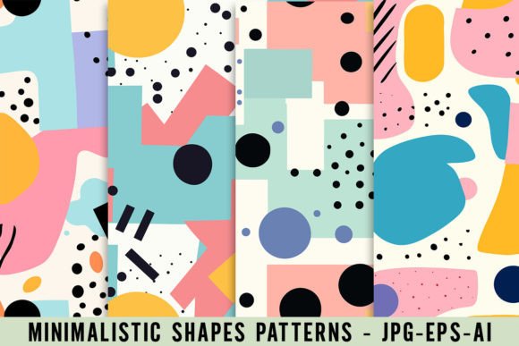 Minimalistic Shapes Patterns: A Timeless Design Choice for Creative Projects