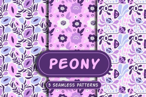 Peony Seamless Patterns: A Versatile Design Resource for Creative Professionals