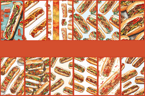 Philly Cheesesteak Patterns: A Creative Way to Celebrate a Classic Dish